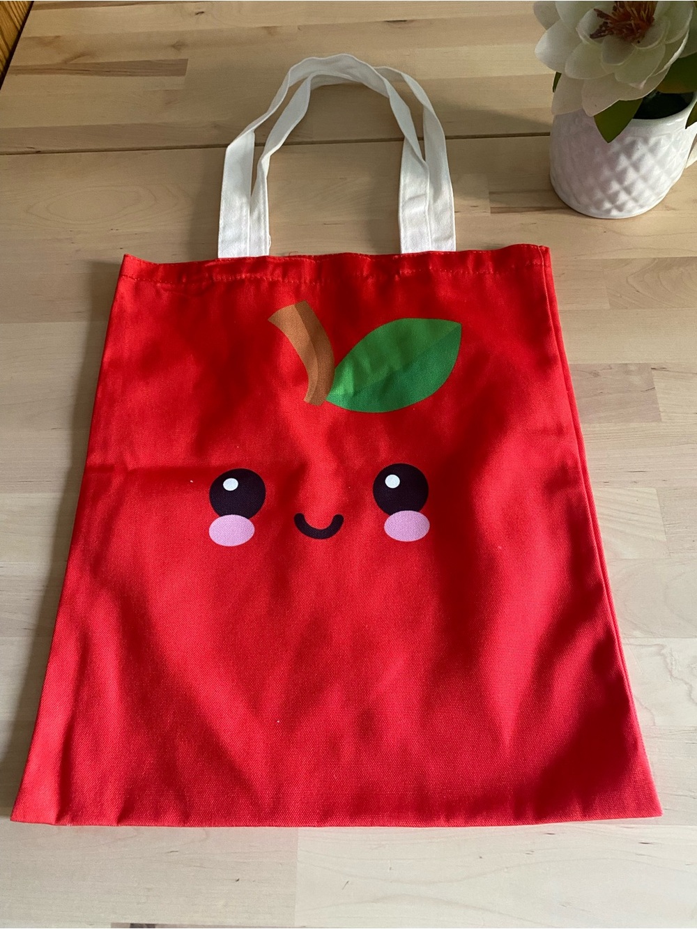 Red apple canvas